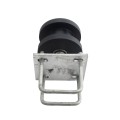Chain Link 4" Square Post x 2" Square Gate Frame Nylon Cantilever Roller for Sliding Gates (Malleable Steel) (Cantilever Roller)