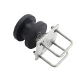 Chain Link 4" Square Post x 2" Square Gate Frame Nylon Cantilever Roller for Sliding Gates (Malleable Steel) (Cantilever Roller)