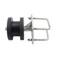 Chain Link 4" Square Post x 2" Square Gate Frame Nylon Cantilever Roller for Sliding Gates (Malleable Steel) (Cantilever Roller)