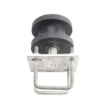 Chain Link 4" Square Post x 2" Square Gate Frame Nylon Cantilever Roller for Sliding Gates (Malleable Steel) (Cantilever Roller)