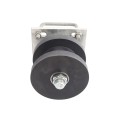 Chain Link 4" Square Post x 2" Square Gate Frame Nylon Cantilever Roller for Sliding Gates (Malleable Steel) (Cantilever Roller)
