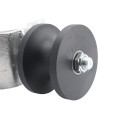 Chain Link 6 5/8" Round Post x 2 1/2" [2 3/8" OD] Round Gate Frame Nylon Cantilever Roller for Sliding Gates