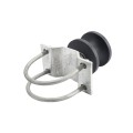 Chain Link 6 5/8" Round Post x 2 1/2" [2 3/8" OD] Round Gate Frame Nylon Cantilever Roller for Sliding Gates
