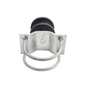 Chain Link 6 5/8" Round Post x 2 1/2" [2 3/8" OD] Round Gate Frame Nylon Cantilever Roller for Sliding Gates