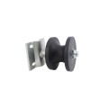 Chain Link 3" [2 7/8" OD] Round Post x 2 1/2" [2 3/8" OD] Round Gate Frame Nylon Cantilever Roller for Sliding Gates (Malleable Steel)