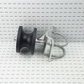 Chain Link 4" Round Post x 2 1/2" [2 3/8" OD] Round Gate Frame Nylon Cantilever Roller for Sliding Gates (Malleable Steel)