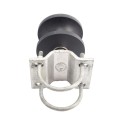 Chain Link 4" Round Post x 2 1/2" [2 3/8" OD] Round Gate Frame Nylon Cantilever Roller for Sliding Gates (Malleable Steel) (Cantilever Roller)