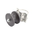 Chain Link 4" Round Post x 2 1/2" [2 3/8" OD] Round Gate Frame Nylon Cantilever Roller for Sliding Gates (Malleable Steel) (Cantilever Roller)