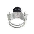 Chain Link 8 5/8" Round Post x 2 1/2" [2 3/8" OD] Round Gate Frame Nylon Cantilever Roller for Sliding Gates (Malleable Steel)