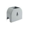 Chain Link Universal Protective Roller Cover Guard for Stealth Bottom Gate Rollers - Safety Cover (Polyethylene)