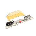 Chain Link DAC 36" Detex Standard Surface Mount Exit Bar with Alarm (Anodized Aluminum)