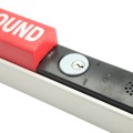 Chain Link DAC 36" Detex Standard Surface Mount Exit Bar with Alarm (Anodized Aluminum)