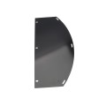 Chain Link DAC Panic Hardware Half Moon Protector (Black)