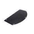 Chain Link DAC Panic Hardware Half Moon Protector (Black)