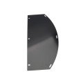 Chain Link DAC Panic Hardware Half Moon Protector (Black)