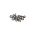 Chain Link DAC Panic Hardware Half Moon Protector (Silver)