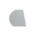Chain Link DAC Panic Hardware Half Moon Protector (Silver)