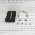 Chain Link DAC Receiver Bracket For Panic Exit (Black) 