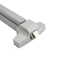 Chain Link Fence Gate DAC 42" Black Detex Standard Exit Bar Kit with Adjustable Mounting Plate