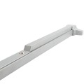 Chain Link Fence Gate DAC 42" Black Detex Standard Exit Bar Kit with Adjustable Mounting Plate