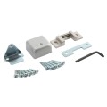 Chain Link Fence Gate DAC 42" Black Detex Standard Exit Bar Kit with Adjustable Mounting Plate
