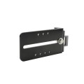 Chain Link Fence Gate DAC 36" Black Detex Standard Exit Bar Kit with Adjustable Mounting Plate (Anodized Aluminum)