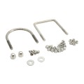 Chain Link Fence Gate DAC 36" Black Detex Standard Exit Bar Kit with Adjustable Mounting Plate (Anodized Aluminum)