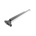 Chain Link Fence Gate DAC 48" Black Detex Standard Exit Bar Kit with Mounting Plate (Anodized Aluminum)