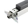 Chain Link Fence Gate DAC 48" Black Detex Standard Exit Bar Kit with Mounting Plate (Anodized Aluminum)
