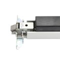Chain Link Fence Gate DAC 48" Black Detex Standard Exit Bar Kit with Mounting Plate (Anodized Aluminum)