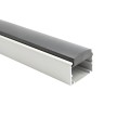 Chain Link Fence Gate DAC 48" Black Detex Standard Exit Bar Kit with Mounting Plate (Anodized Aluminum)