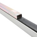 Chain Link Fence Gate DAC 48" Black Detex Standard Exit Bar Kit with Mounting Plate (Anodized Aluminum)