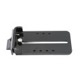 Chain Link Fence Gate DAC 48" Black Detex Standard Exit Bar Kit with Mounting Plate (Anodized Aluminum)