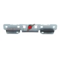 Chain Link Fence Gate DAC 48" Black Detex Standard Exit Bar Kit with Mounting Plate (Anodized Aluminum)