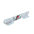 Chain Link Fence Gate DAC 48" Black Detex Standard Exit Bar Kit with Mounting Plate (Anodized Aluminum)