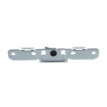 Chain Link Fence Gate DAC 48" Black Detex Standard Exit Bar Kit with Mounting Plate (Anodized Aluminum)