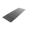 Chain Link Fence Gate DAC 48" Black Detex Standard Exit Bar Kit with Mounting Plate (Anodized Aluminum)