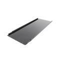 Chain Link Fence Gate DAC 48" Black Detex Standard Exit Bar Kit with Mounting Plate (Anodized Aluminum)