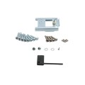 Chain Link DAC Standard Detex 36" Exit Bar Kit w/ Adjustable Silver Mounting Plate (Stainless Steel)