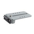 Chain Link DAC Standard Detex 36" Exit Bar Kit w/ Adjustable Silver Mounting Plate (Stainless Steel)