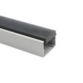Chain Link Fence Gate DAC 48" Detex Standard Exit Bar Kit with Adjustable Mounting Plate (Anodized Aluminum)