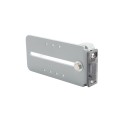 Chain Link Fence Gate DAC 48" Detex Standard Exit Bar Kit with Adjustable Mounting Plate (Anodized Aluminum)