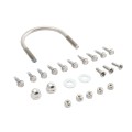 Chain Link Fence Gate DAC 48" Detex Standard Exit Bar Kit with Adjustable Mounting Plate (Anodized Aluminum)