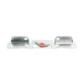 Chain Link Fence Gate DAC 48" Detex Standard Exit Bar Kit with Adjustable Mounting Plate (Anodized Aluminum)