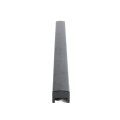 Chain Link Fence Gate DAC 48" Detex Standard Exit Bar Kit with Adjustable Mounting Plate (Anodized Aluminum)