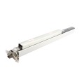 Chain Link Fence Gate DAC 36" Black Detex Standard Alarmed Exit Bar Kit with Adjustable Mounting Plate (Anodized Aluminum) (Exit Bar)