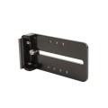 Chain Link Fence Gate DAC 36" Black Detex Standard Alarmed Exit Bar Kit with Adjustable Mounting Plate (Anodized Aluminum) (Exit Bar)