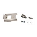 Chain Link Fence Gate DAC 36" Black Detex Standard Alarmed Exit Bar Kit with Adjustable Mounting Plate (Anodized Aluminum) (Exit Bar)