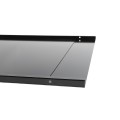 Chain Link Fence Gate DAC 36" Black Detex Standard Alarmed Exit Bar Kit with Adjustable Mounting Plate (Anodized Aluminum) (Exit Bar)