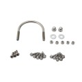 Chain Link Fence Gate DAC 36" Detex Standard Alarmed Exit Bar Kit with Adjustable Mounting Plate (Anodized Aluminum) (Exit Bar)